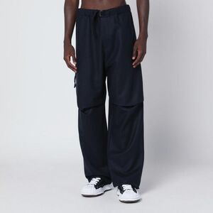 DARKPARK Wide Leg Cargo Pants Men BLUE